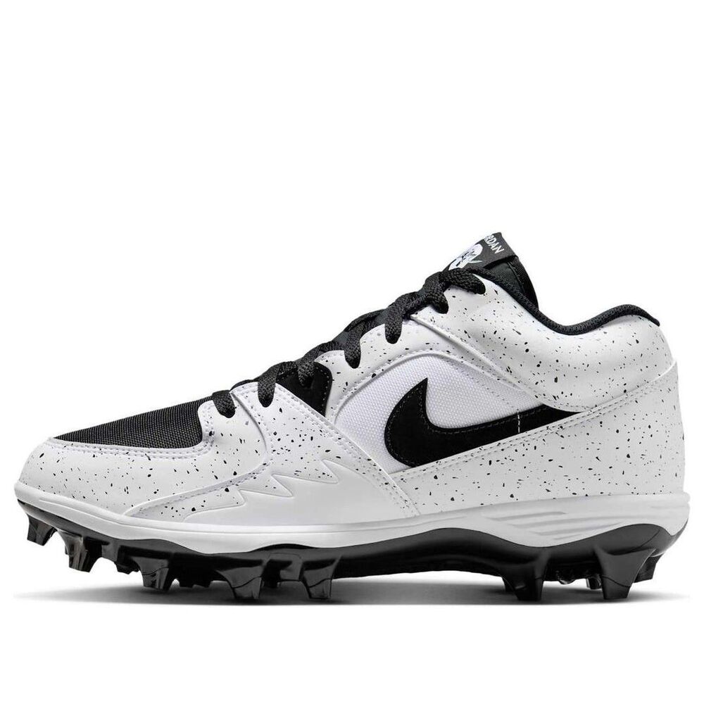 Air Jordan Stadium 90 Low TD White Black Football Cleats